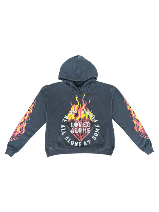 Flaming Heart Hoodie