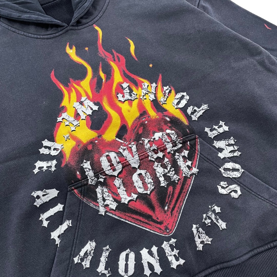 Flaming Heart Hoodie